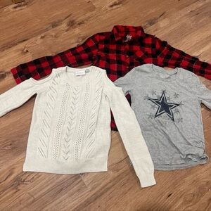 Lot of Girls Youth Medium Long Sleeve Shirts